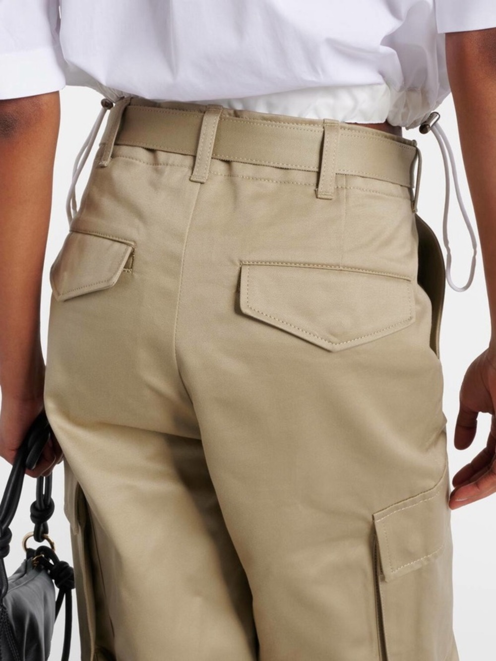 Sacai Wide-Leg Cargo Trousers. New, with tag. - Picture 5 of 16